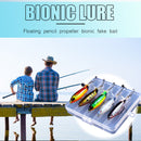 5pcs Floating Popper Fishing Lure Pencil Artificial Hard Swimbait Tackles