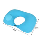 #A U Shape Travel Pillow For Airplane Inflatable Neck Pillow Travel Accessories