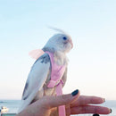 Ultra Light Parrot Flying Sling Leash Training Bird Traction Strap (Pink) Newly
