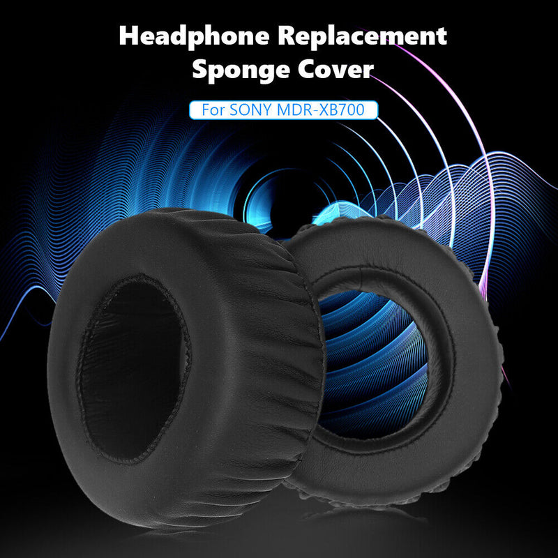 1 Pair 55MM Headphone Ear Pad Sponge Ear Cushion Replacement for Sony MDR-XB700