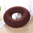 Hip Support Medical Hemorrhoid Seat Pad Inflatable Anti Bedsore (Coffee) Newly