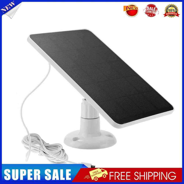 10W Solar Cells Charger 5V Portable Monocrystalline Solar Panels 3x (White)