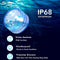Waterproof Swimming Pool Candle Light Waterproof Pool Light With Remote Control`