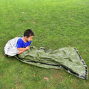 Emergency Tube Tent Shelter Sleeping Bag Blanket for Camping Hike (Green) Newly