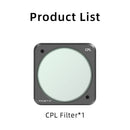 Camera Filter Lens for DJI OSMO Action 2 Optical Glass Replacements (CPL) Newly
