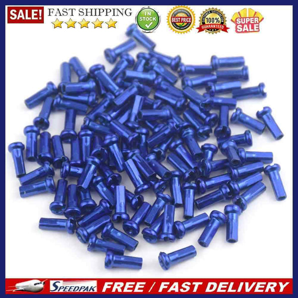 50pcs Mountain Bike Wheel Spoke Nipples for 14G 2mm Spokes MTB Bicycle Part
