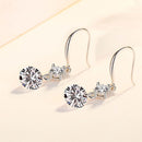 Variety Flash Women Fashion Tassel Cubic Zirconia Crystal Drop Earrings