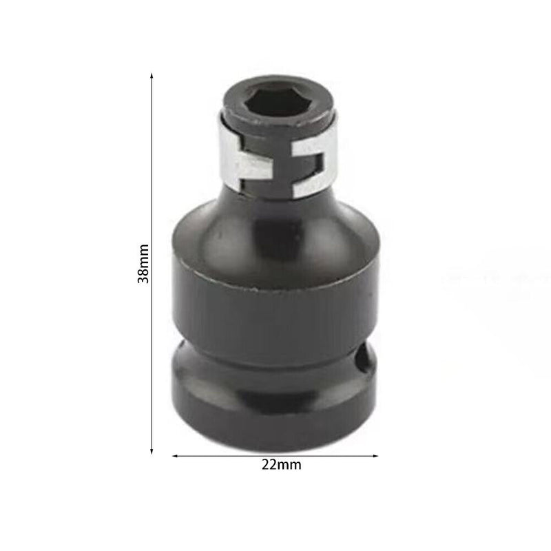 1/2 Inch Square To 1/4 Inch Hex Ratchet Socket Wrench Sockets Adapter (A) Newly