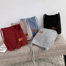 Travel Women's Sling Bag Shoulder Bags Ladies Pouch Flax Cloth Handbags Bags