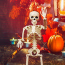 Party Decoration DIY Hanging Scary Props Halloween Human Skeleton Poseable Size