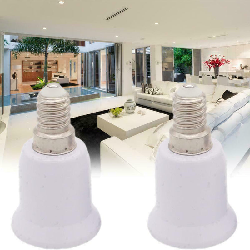 1X Lamp Screw Base Bulb E14 to E27 Adapter Light Holder C4F Converter
