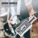 6pcs Tremolo Fixed Bridge Saddles with Wrench for Strat Electric Guitar Parts