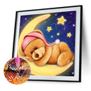5D DIY Full Drill Diamond Painting Moon Bear Cross Stitch Embroidery Craft
