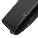 PU Leather Catcher Box Car Seat Slit Storage Pocket (Black) Newly