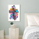 5D Kit Rhinestone DIY Butterfly on Cross Full Round Drill Diamond Painting