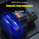 LED Headlamp Power Bank Smart Wave Induction 300lm 3 Modes Outdoor Safety Torch