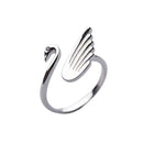 1x Swan Shape Knitting Loop Crochet Ring Thimble Guide Accessories Crafts X4S8