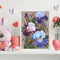 Iris Flowers Colouring Oil Canvas Picture DIY Hand Painted Paint By Numbers Kit