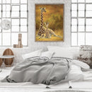Handpainted DIY Giraffe Mother Child Oil Paint by Numbers Picture Craft Gift Kit