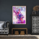 Butterfly Elf Girl Colouring Oil Canvas Pictures DIY Hand Painted Picture Craft