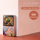 G5 Built-in 500 Games Mini Retro Video Console Pocket Game Players (Pink) Newly