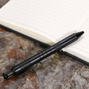 High Hardness Metal Ballpoint Pen Outdoor School Office Supplies (Black)