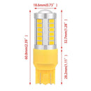Fog Lamps  5730 Yellow Car Backup Reverse Light 33SMD LED Bulbs T20 W21/5W 7443