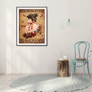 DIY Full Round Drill Diamond Painting Butterfly and English Rhinestone