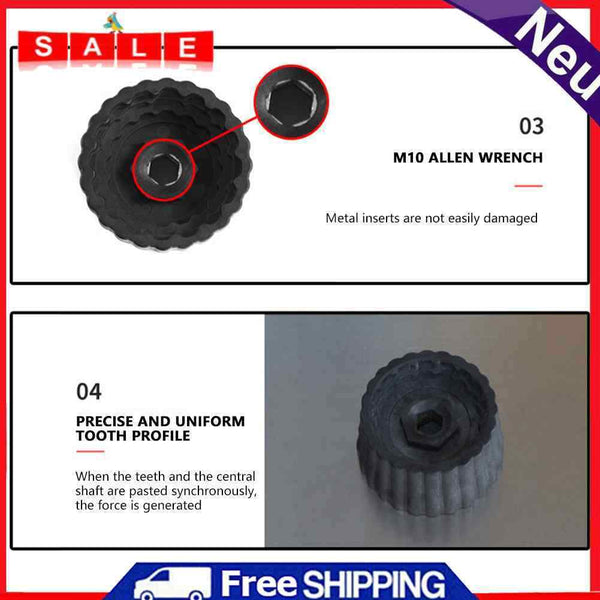 Portable 5-in-1 Bicycle Wrench Socket Repair Tool for