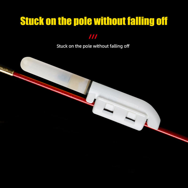 Fishing alarm rod tip light fluorescent night fishing light
