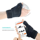 Adjustable Elastic Two-way Thumb Stabilizer Finger Support Wrist Band Brace