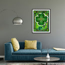 5D DIY Full Drill Diamond Painting Lucky Flower Cross Stitch Embroidery Mosaic