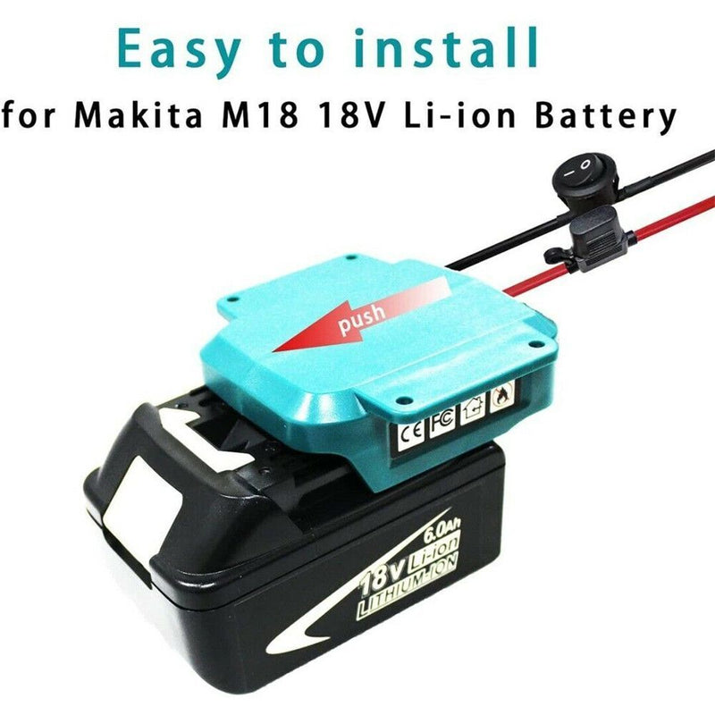 with Cable DIY Output Adaptor Battery Connector For DeWALT 20V Max 18V Dock