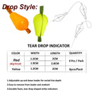 Oval  Fishing Floats Beads Indicator Fish Beans Fly Fishing Bobbers Float