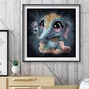 Diamond Painting 5D DIY Calf Elephant Full Round Drill Rhinestone Picture