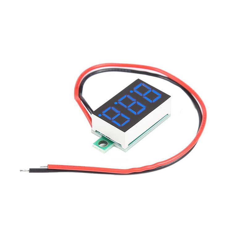 0.36 inch DC4-40V Digital Voltmeter Display Volt Meter Gauge Tester (Blue)