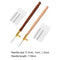 Embroidery Wooden Handle Crochet Hook 3 Needles Sewing Craft (Light Brown) Newly