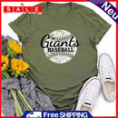 Independence Day Giant Baseball Tea T-Shirt (Army Green S)