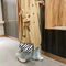 Plush Handbags Female Zebra Print Shoulder Underarm Bag Chain Purses (3)