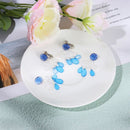 Creative Fashion Jewelry Ear Clip Short Cloud Earrings Raindrop Acrylic