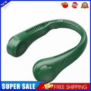Air Cooling Hanging Neck Fan Leafless Sport Travel Personal Fans (Green)