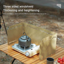Outdoor Stove Windscreen Lightweight Camp Stove Windscreen Camp Cooking Sup