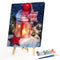 Oil Paint By Numbers Christmas Coloring Picture Digital