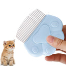 Cat Needle Massage Combs Cat Claw Hair Remover Pet Grooming Brush (Blue) Newly