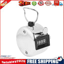 Tally 4 Digit Hand Clicker Mechanical Golf Training Counter (Metal Knob)