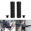 Bicycle Sponge Lock Handlebar Grips Soft Mountain Bike Handle Cover (Black)