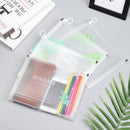 Large Capacity Paper Holder Pencil Case Transparent Document Bag File Folder