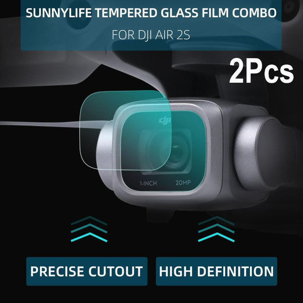 Drone Camera Films Lens Protector Tempered Glass Protective For DJI Air 2S