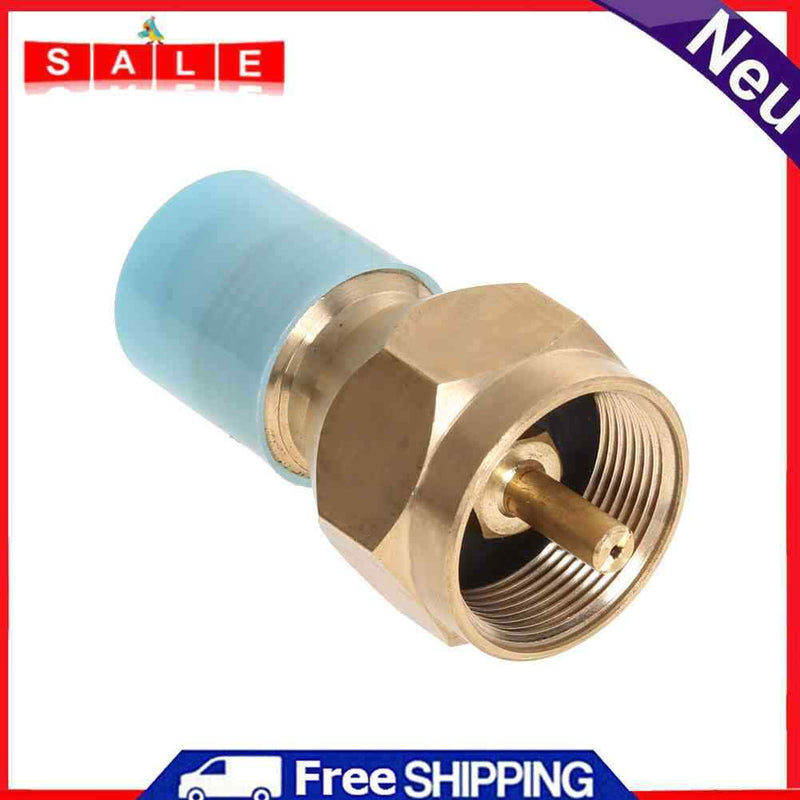 Outdoor Camping Stove Adapter Propane Refill Adapter LP Gas Cylinder Coupler Oven