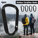 Climbing Camping Hiking Water Bottle Hooks Keychain D Carabiner Snap Clip